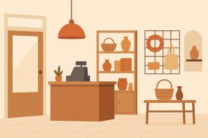 بازسازی مغازه کوچک